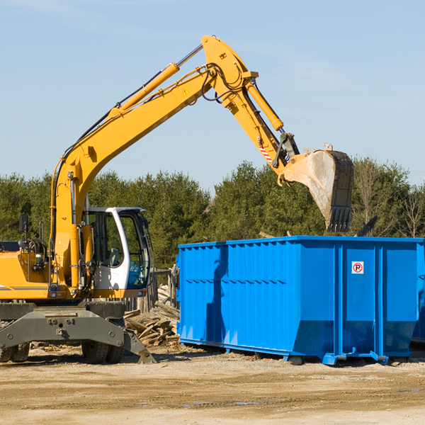 can i choose the location where the residential dumpster will be placed in Stanton Kansas